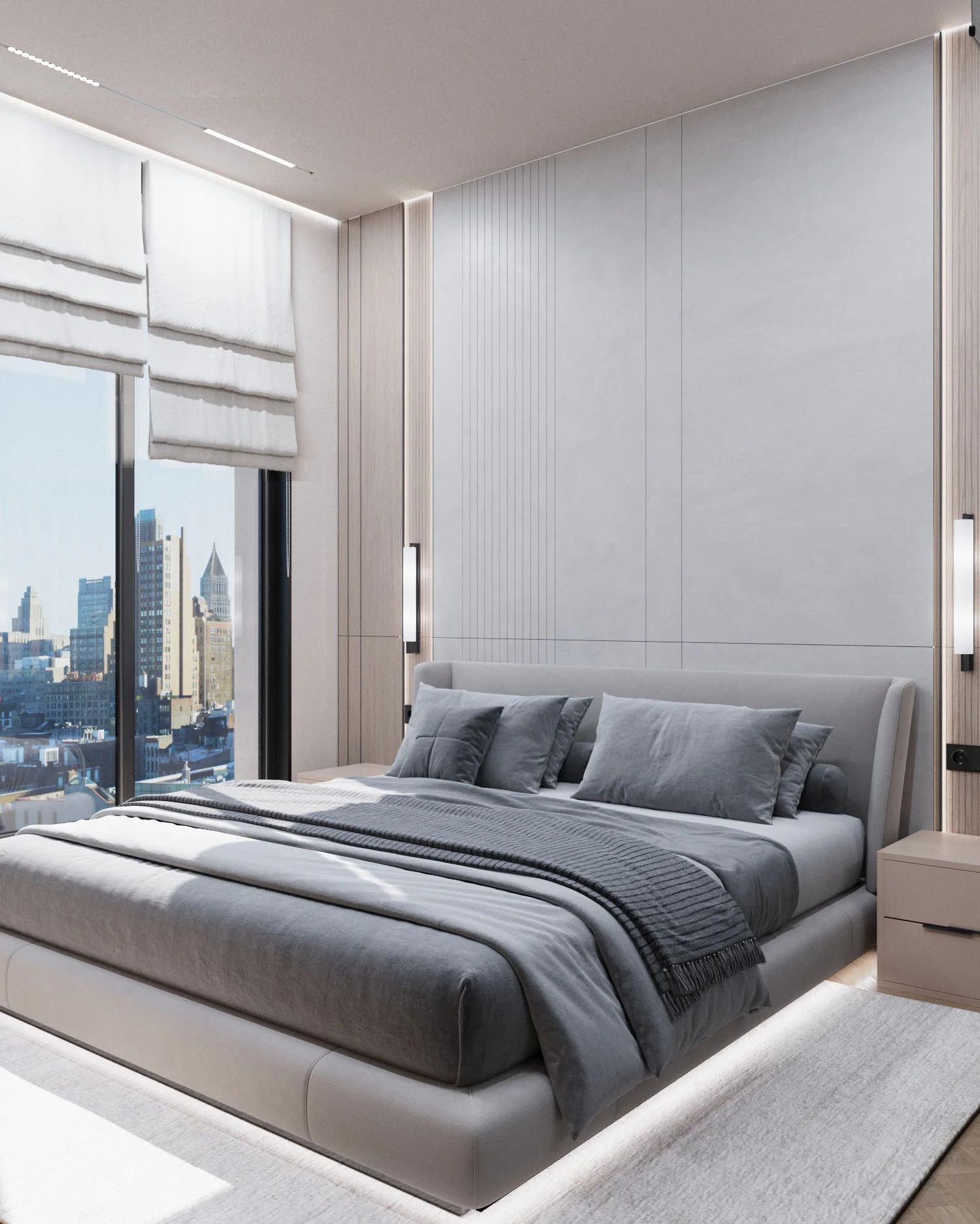 Квартира под сдачу - хай-тек - спальня 7